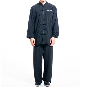 ชุดยูนิฟอร์มกังฟูคุณภาพสูงแบบกำหนดเอง ผ้าโพลีเอสเตอร์ เสื้อกั๊กและกางเกงขาสั้น ระบายอากาศ แห้งเร็ว สำหรับผู้ใหญ่ ทั้งชายและหญิง ชุดฝึกศิลปะการต่อสู้ - Product Image 5