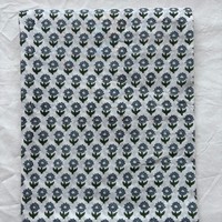 Tissu en coton 100% pur de qualité supérieure, magnifique motif imprimé, idéal pour les robes, les rideaux et les housses de coussin