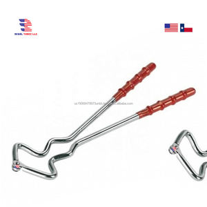 Pince de maintien pour bovins irlandais 42 cm en acier inoxydable réutilisable pour chiens, bovins, vaches, buffles – Outil vétérinaire - Product Image 5