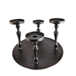 Bougeoir en cuivre Antique et en aluminium, décor de noël, Design de luxe, support de bougie Design moderne, fait à la main, personnalisé, 1 pièce - Product Image 2