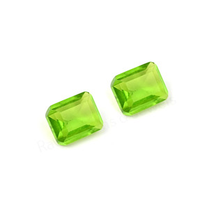 Peridoto de cuarzo más vendido, corte octogonal de 10x12 mm, briolette facetado, piedra preciosa suelta para la fabricación de joyería de plata, colgantes y collares. - Product Image 2