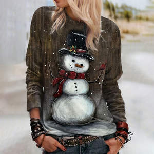 Camisetas Extra Grandes para Mujer, Algodón Grueso, Corte Holgado, Ropa Urbana, Moda Diaria, Proveedor Mayorista OEM para Exportación - Product Image 3