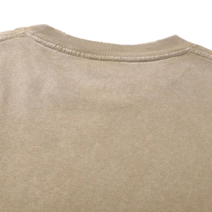 เสื้อยืดโอเวอร์ไซส์สไตล์วินเทจผ้าฝ้าย 100% น้ำหนัก 230 กรัม พิมพ์ลายได้ตามสั่ง คอโอเวอร์ไซส์ ทรงหลวม ซักหนัก  สำหรับผู้หญิงและผู้ชาย  แบบดิสเทรส - Product Image 6