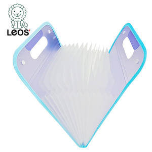 Portable Plastic Vertical <b>File</b> <b>Folder</b> with 13 Pockets for School Office - Product Image 1