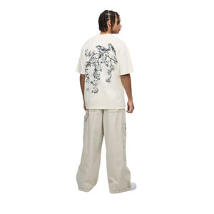 Camiseta Personalizada al por Mayor para Hombre, Estilo Urbano, 100% Algodón, Talla Grande, Diseño Personalizado, Color Beige, Calidad Premium, Cosida, 2026 - Product Image 6