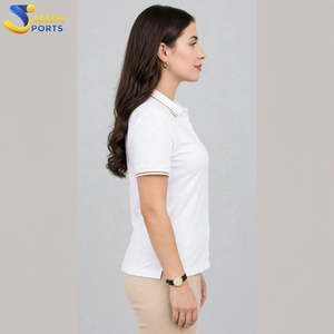 Best Quality <b>Women</b> <b>Polo</b> <b>Shirt</b> Made with Soft Fabric Offers Comfortable Fit Breathable Feel <b>Women</b> <b>Polo</b> <b>Shirt</b> for Daily Wear - Product Image 4