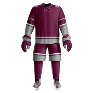 Ice Hockey Team Jersey Uniform 100% Polyester Breathable Winter Sports Wear High Quality - Product Image 1