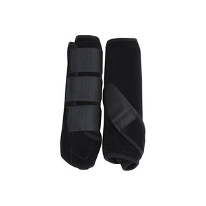 Bottes de protection pour l'équitation sportive, pour équipes professionnelles, en cuir véritable et toile, écologiques, très vendues - Product Image 3