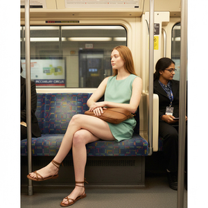 Royaa 2025 England Style Genuine Leather Water Resistant Handwoven Half Moon Shape <b>Shoulder</b> Bag Polyester Lining Removable <b>Strap</b> - Product Image 2