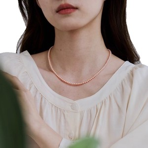 สร้อยคอมุกน้ำจืดแท้ 3-4 มม. สำหรับ Xiaomi คุณภาพพรีเมียม ไร้ตำหนิ สไตล์คลาสสิก - Product Image 5