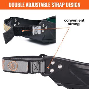 Copriscarpe di sicurezza con cinturino regolabile in acciaio punta antisciacalline in lega di alluminio titanio per uomo/donna - Product Image 4