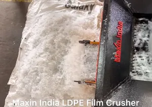 เครื่องย่อยถุงนม LDPE แบบสองเพลา กำลังการผลิต 500 กก./ชม. เครื่องย่อยถุงนมพลาสติกสำหรับขายส่งออก - Product Image 4