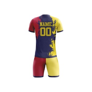 Custom Name Logo <b>Soccer</b> Team Uniform Football Club Kit Breathable Mesh Sublimated Jersey OEM ODM Wholesale Supplier Manufacturer - Product Image 4