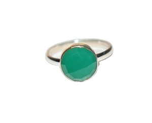 Anillo de Ónix Clásico Elegante Chapado en Oro Rosa de Plata de Ley 925 con Corte Brillante Redondo, Precio al por Mayor, Regalo Elegante para Mujer - Product Image 1