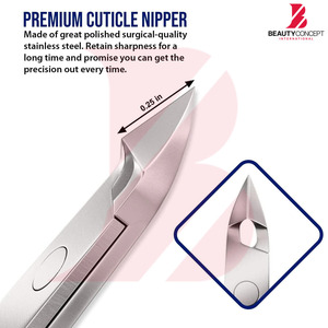 กรรไกรตัดหนังกำพร้าสีเขียวพาสเทล ด้ามจับนุ่ม สแตนเลสสตีล ตัดเล็บได้อย่างแม่นยำ อุปกรณ์ทำเล็บมืออาชีพ - Product Image 6