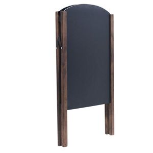 Cartellone pubblicitario in legno a cavalletto da 65 cm x 6,1 cm x 101,6 cm con lavagna per pubblicità su marciapiede - Product Image 4