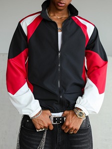 Chaqueta Cortavientos Marf Industry con Bloques de Color, Cierre de Cremallera, Ligera, de Nailon, MAX PROTECTON DRYTEC, Unisex, para Correr y Uso Casual - Product Image 3