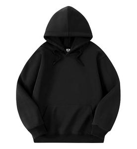 Sweat-shirt à capuche pour homme, coupe ample et oversize, style vintage streetwear, en molleton de coton épais, avec logo personnalisé, nouvelle collection. - Product Image 1