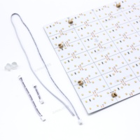 Panneau LED flexible Raymates haute efficacité 576 LED SMD2835, certifié UL, 8 LED découpables, pour éclairage de marbre