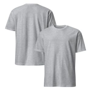 Camiseta Unisex Beige de Cuello Redondo y Manga Corta, 100% Poliéster, Estampado Animal, Color Liso, Ajuste Personalizado para Adultos - Product Image 3