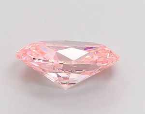 Diamant CVD rose vif fantaisie de forme ovale de luxe, cultivé en laboratoire, 3,49 carats, clarté VVS2, polissage excellent, diamant non monté pour bijoux - Product Image 5
