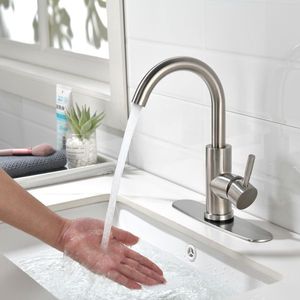 Robinet de lavabo monotrou pour salle de bain - Product Image 6