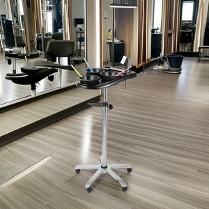 Support de rangement pratique pour plateaux de coloration de salon, en métal de qualité supérieure, pour un rangement soigné et une efficacité de travail accrue - Product Image 3