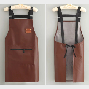 G-favor Tablier de Barbier en Toile Personnalisé de Haute Qualité, Style Vintage et Élégant, Imperméable, avec Sangle en Cuir et Détection Numérique des Aiguilles - Product Image 6