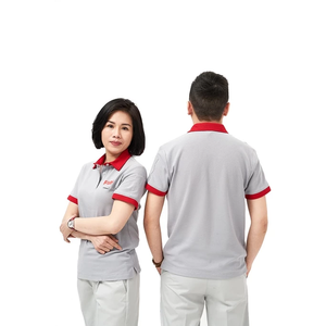 เสื้อเชิ้ตผู้ชายทรงปกติ FMF ผ้าโพลีเอสเตอร์ 60% ผ้าฝ้าย 35% ผ้ายืด 5% ป้องกันรอยยับ ติดกระดุม - Product Image 4