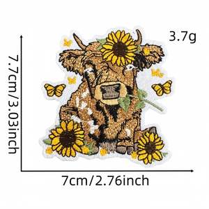 Parches Bordados Personalizados Directo de Fábrica, Insignia de Oso Termoadhesiva, Parche de Tela con Animal Bordado en 3D para Sombreros, Bolsos, Chaquetas y Mochilas - Product Image 3