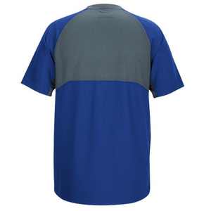 Veste de baseball à col montant avec logo frontal, manches courtes, séchage rapide, extensible, tissée, respirante, écologique, pour adulte, fermeture éclair 1/4 - Product Image 6