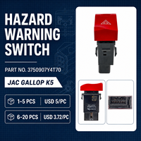 Warnblinkerschalter Teilenummer 3750907Y4T70 Passend für JAC Gallop K5 K7 LKW Notfall-Blinklichtschalter