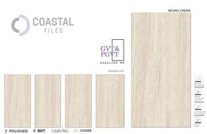 กระเบื้องพอร์ซเลนลายไม้ 9 มม. ขัดเงา ขนาด 600x1200 มม. / 24x48 ดีไซน์คลาสสิกทันสมัย เกรด A พรีเมียม กระเบื้องทนไฟ ได้รับการรับรองมาตรฐาน CE - Product Image 2