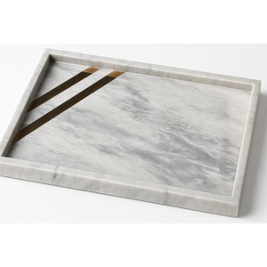 Marvelous Design <b>Table</b> Decorative Food Serving Tray Tea and <b>Coffee</b> Serving Tray Made of Marble Tray for Hotel Restaurant Supply - Product Image 6