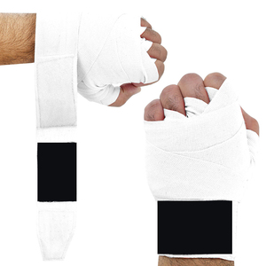 Bandages de boxe en coton élastique pour le soutien des poignets, idéaux pour la gym, le fitness et l'entraînement de boxe (vente en gros) - Product Image 4
