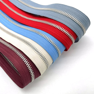 Wholesale Multi-Color Tape #5 Separating Metal <b>Zipper</b> Custom Length Open End Metal <b>Zipper</b> for Garment - Product Image 1
