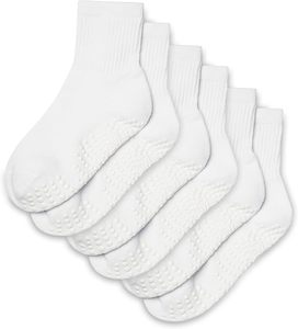 Pilates <b>Socks</b> With <b>Grips</b> for Women Cute Non Slip Crew Gripper Yoga <b>Sock</b>-Grippy Sticky for Hospital/Dance Barre/Workout - Product Image 1