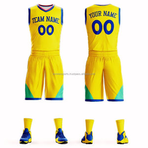 Ensemble de maillots de basket-ball unisexe personnalisés Vêtements de sport réversibles et respirants en polyester pour hommes de grande taille Vêtements d'entraînement Techniques imprimées - Product Image 2