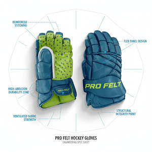 Nouveaux gants de hockey sur glace en cuir PU personnalisés, rembourrés, protecteurs, légers, durables, avec logo personnalisé - Product Image 2