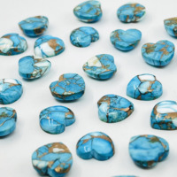 Pierres précieuses en vrac de qualité supérieure AAA+ en coton naturel rose bonbon, forme cœur, cabochons polis, taille personnalisée, fabrication de bijoux