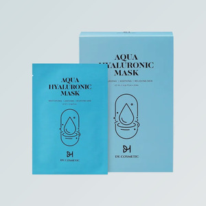Mascarilla facial coreana K-Beauty Nature Focus Aqua Hyalruronik, hecha en Corea, 27 ml, mascarilla de ácido hialurónico. - Product Image 2