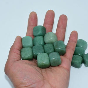 Piedras Cuadradas de Aventurina Verde Natural de 20-30 mm al por Mayor, Estilo Feng Shui, Gema de Ágata para Decoración del Hogar - Product Image 3