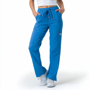 Pantalones de Enfermería Elásticos y Transpirables de Punto, 100% Algodón, Logotipo Personalizado, Unisex - Product Image 4