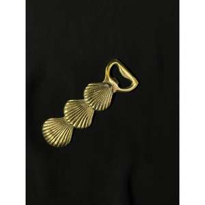 Abridor de Botellas de Latón con Diseño de Concha Marina, Hecho a Mano, Diseño Personalizado, Accesorios de Bar de Lujo, Artículos para Hoteles, Comida Fina, Diseño Elegante y Antiguo - Product Image 4