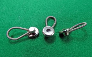 AA0243 Prolongateur de col avec point noir Vente directe fabricant Logo personnalisable Prolongateur de bouton en alliage de zinc métallique - Product Image 4