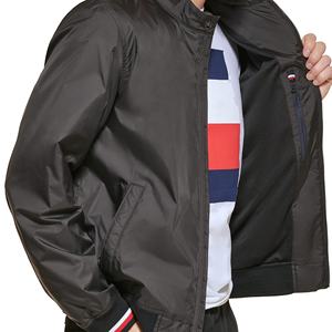 Prendas de abrigo para hombre Chaqueta de béisbol abierta de manga larga con ombligo para hombre Chaqueta de diseño personalizado con bordado de satén nuevo de invierno - Product Image 2