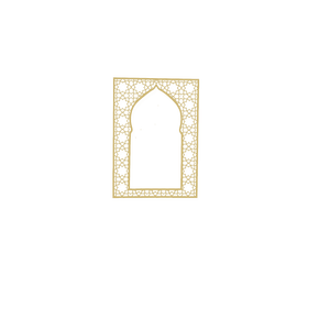 Elegante Arte Murale Islamica in Metallo Stile Arabo, Versatile e alla Moda per Decorazioni Interne ed Esterne, 1 Pezzo con Nuovo Motivo Verticale - Product Image 6