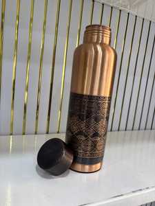Botella de Agua de Cobre con Diseño de Pavo Real, Estilo Oriental, Termo Portátil de Viaje, Doble Pared, Ecológico, Gran Capacidad - Product Image 5