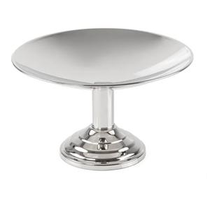 Présentoir à gâteau décoratif en bois artisanal avec dôme, support de présentation de gâteau de luxe en bois à plateau arrondi - Product Image 6