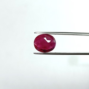 พลอยทับทิมธรรมชาติพม่ารูปไข่ 4.12 กะรัต RBHO-5 - Product Image 2